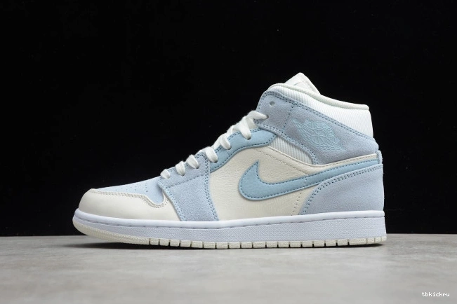 Cheap TBkick Textures 1 Jordan Mixed Air Mid Blue DA4666-100 0808